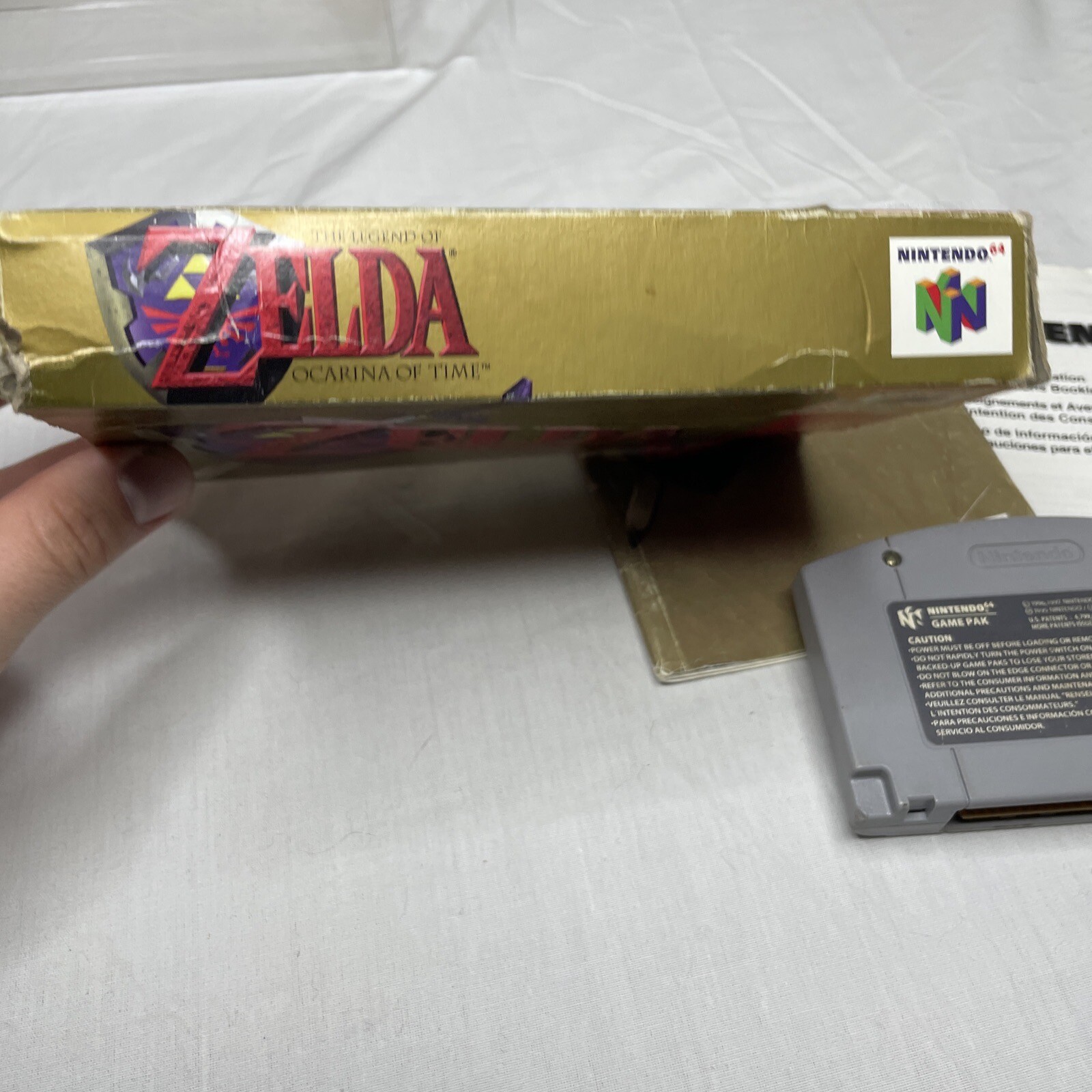 The Legend of Zelda Ocarina of Time Nintendo 64 N64 Game Complete In