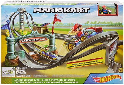 Hot Wheels Mario Kart Mario Circuit Lite Track Set 887961795042| eBay