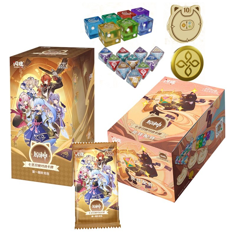 GENSHIN IMPACT Official TCG Box Anime Game Card and Competitive