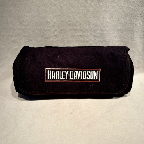 HARLEY DAVIDSON Motorcycle Seat Cover, Picnic Blanket Roll Up 56" x