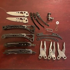 Parts from Leatherman SKELETOOL CX: One (1) part for Repair or Mod