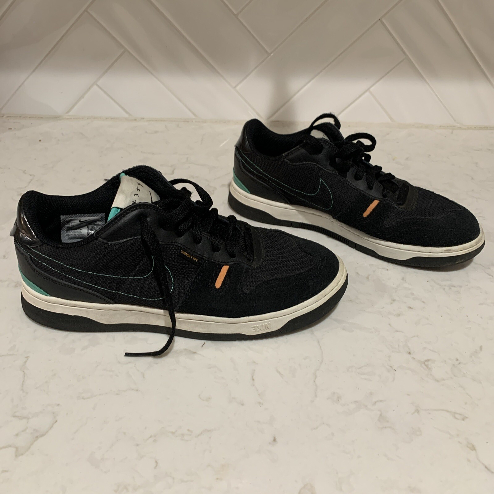 SAOLA Scarpe sneakers casual Nike uomo tipo squash CJ1640 010 nere taglia 7