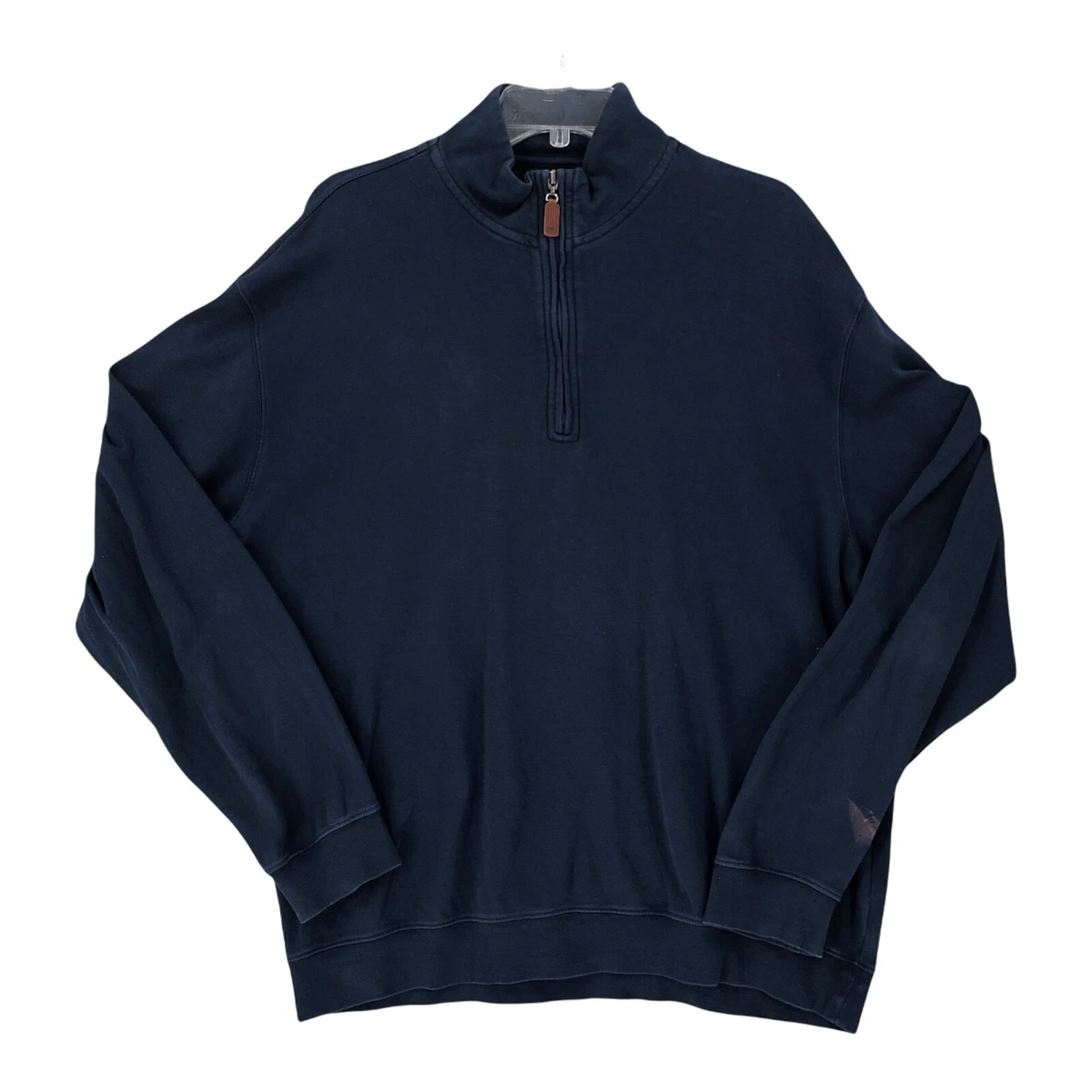 Jack Nicklaus Sweater Extra Large Blue Pullover Quarter Zip