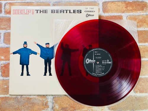 THE BEATLES HELP OP7387 JAPAN 1st Press RED WAX ODEON Photo Tested Fast - Picture 12 of 15
