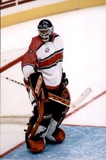 PF37 '01 Original Photo NHL HOCKEY ALL-STAR GAME ROMAN CECHMANEK FLYERS GOALIE