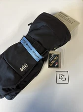 REI Co-op Winter Gauntlet GTX Mittens - Adult L - Gore-Tex - Black - New W/ Tags