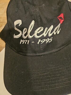 Vintage 90s Selena 1995 memorial Embroidered Black Snapback  display picture 3