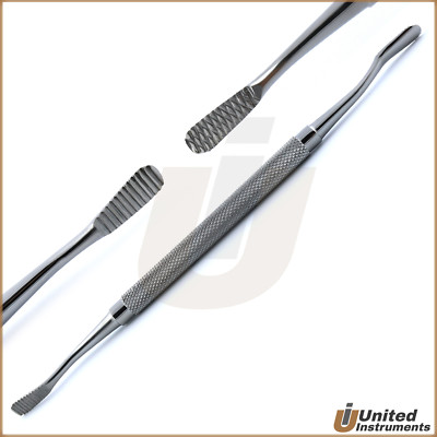 Bone File Miller 6mm Dental Instruments Straight/Cross Cut Bone Smoothing Tools