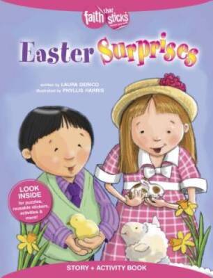 Easter Surprises Story + Activity Book (Faith That Sticks Books) - VERY GOOD