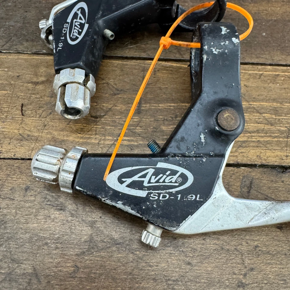 Vintage Avid SD 1.9L Brake Lever Set SD1.9 Adjustable MTB BMX 1998 98 1990s A4 - Image 2 of 4