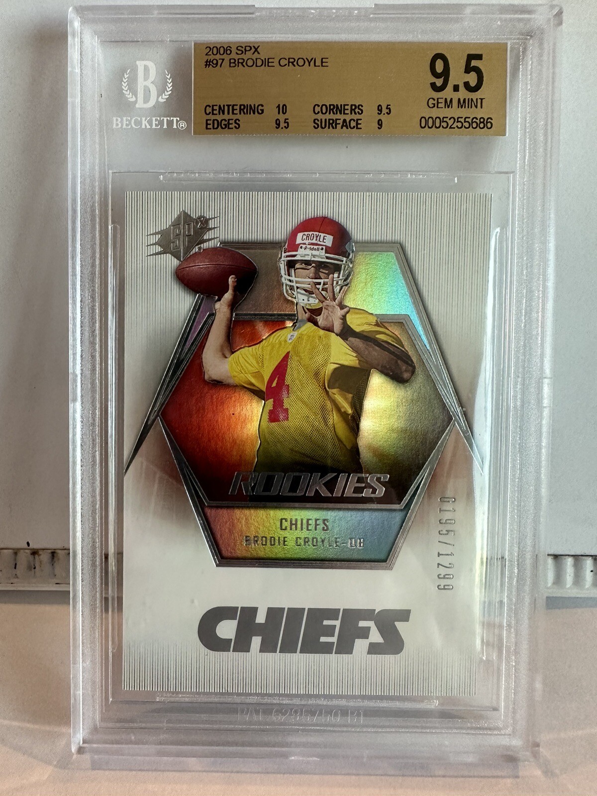 Brodie Croyle Spx #97 Base