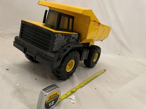 Mighty Tonka Vintage Yellow Vintage Large Yellow Metal Dump Truck - Picture 6 of 7