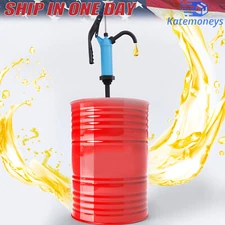 55 Gallon Drum Barrel Pump Hand Diesel Fuel Oil Gas Transfer Pump PP Piston