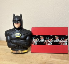 Hucha de colección de la película Batman 1989 Michael Keaton DC Comics tiene enchufe