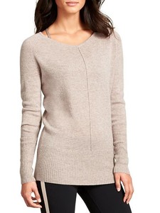 ATHLETA-Cashmere-Adi-Mudra-Sweater-NWD-Medium-Foxtail-Taupe-MSRP-178