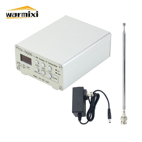 Transmisor de TV analógico TV-TX200 VHF/UHF compatible con transmisor de señal de entrada HD/AV - Imagen 9 de 24