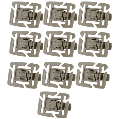 10 Pcs Adjustable Drink Tube Clip Rotatable Outdoor Backpack Buckle Backpack