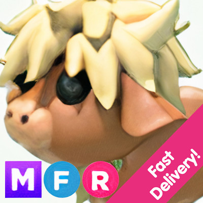 Highland Cow   Mega Neon Fly Ride MFR   US Seller   Adopt From Me Today!