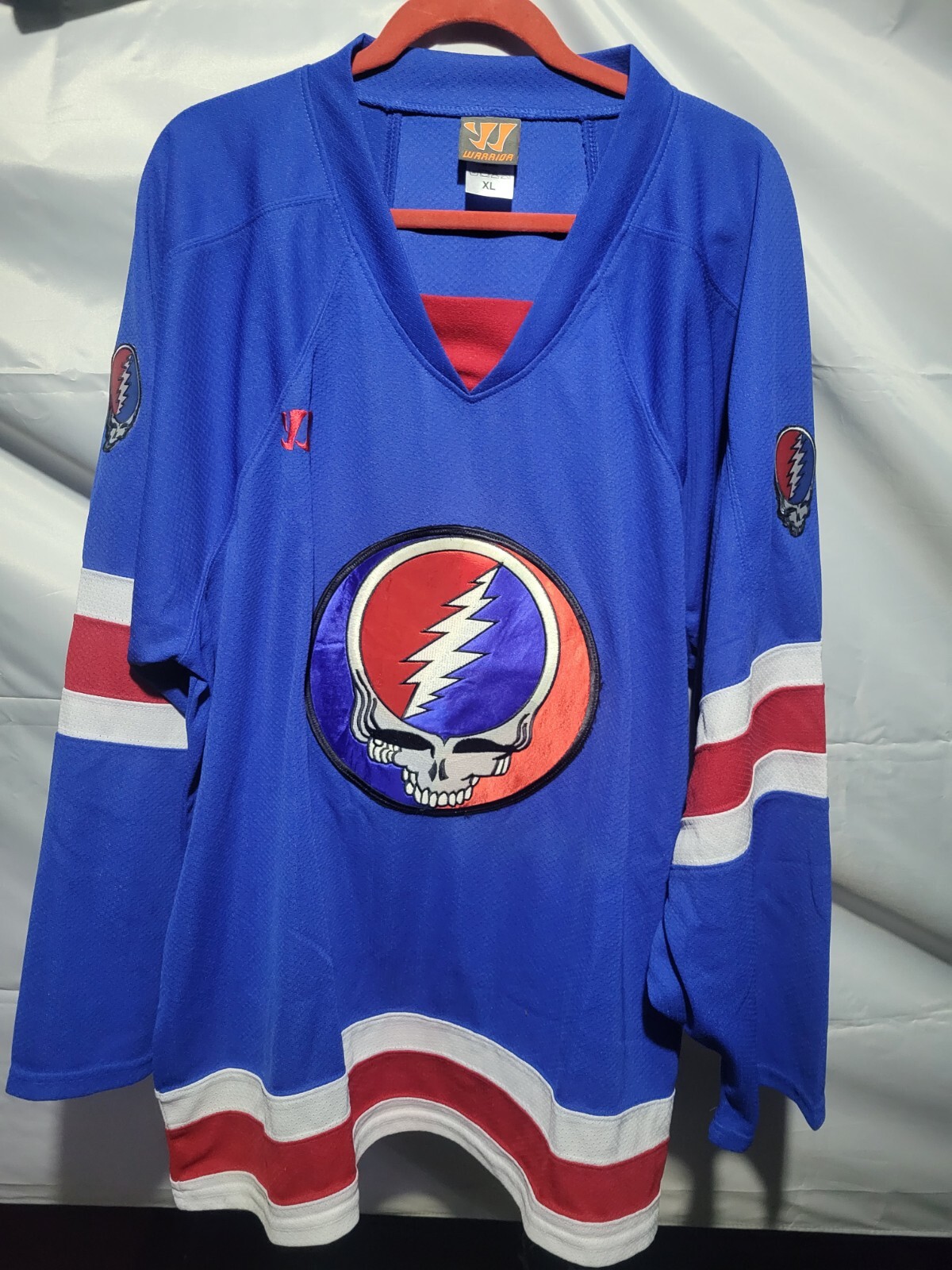 Grateful Dead Rangers Hockey Jersey. Size Adult XLarge. All Patches ...