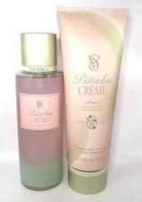 VICTORIA'S SECRET PISTACHIO CREME BODY MIST  LOTION SET OF 2 
