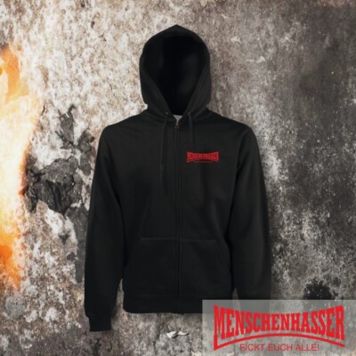 HOODED ZIPPER MENSCHENHASSER SMALL GRÖSSEN S - 5XL