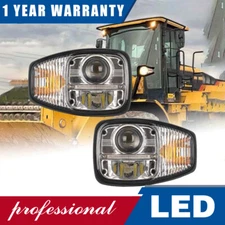 RH LH LED Headlight & Turn Signal Compatible With Caterpillar 236D 246C 262D