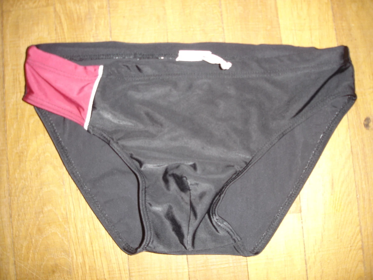 Essentials Black Slip Bikini taille mi-haute de Elomi