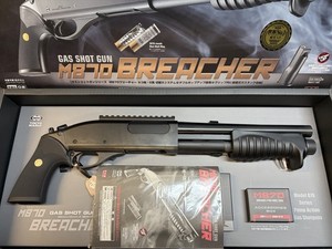 Tokyo marui M870 Breacher Gas Shotgun Airsoft Shorty Tactical Replica