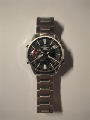 Casio Edifice ECB-S100D-2AEF 46mm Silbernes Saphirglasgehäuse