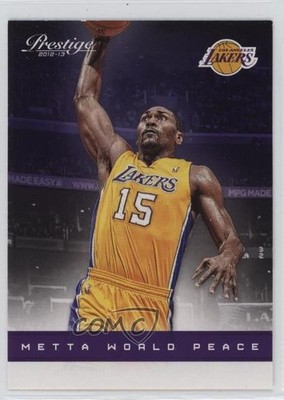 2012-13 Prestige Metta World Peace #144 2u3