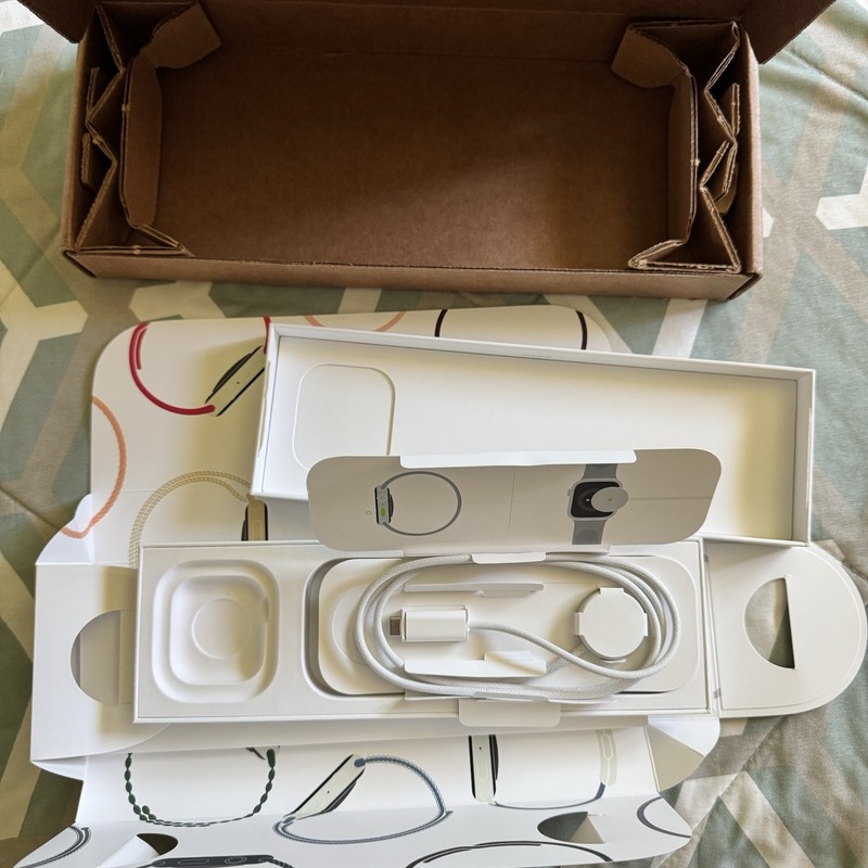 Apple Watch Series 9 41mm BOX ONLY AND Magnetic Fast Charger to USB-C Cable