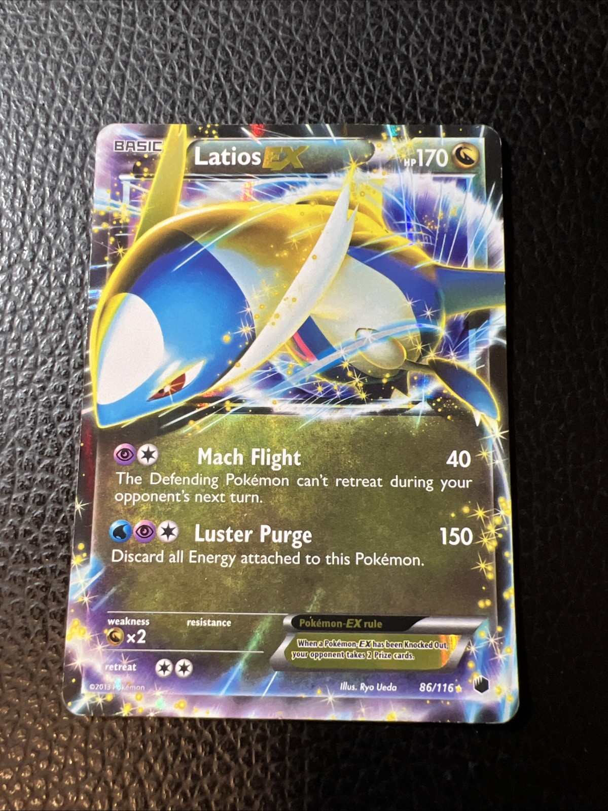 Pokémon TCG Latios EX 86/116 Plasma Freeze Ultra Rare Holo Vintage 2013 LP *
