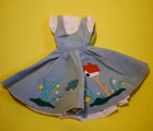Vintage Barbie FRIDAY NIGHT DATE #979 2 Piece 1960 Original