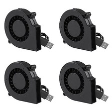 UMLIFE 4PCS 75mm 5V USB DC Brushless Cooling Blower Fan for 3D Printer, PC CP...