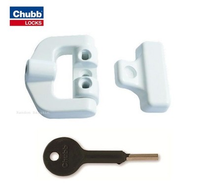 Chubb PVCu Fensterschloss weiß lackiert 8K123