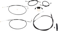 LA Choppers Black Vinyl Cable & Brake Line Kit LA-8211KT-13B Made in USA