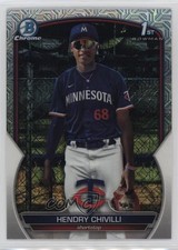 2023 Bowman Chrome Prospects Mega Box Mojo Refractor Hendry Chivilli 6tw