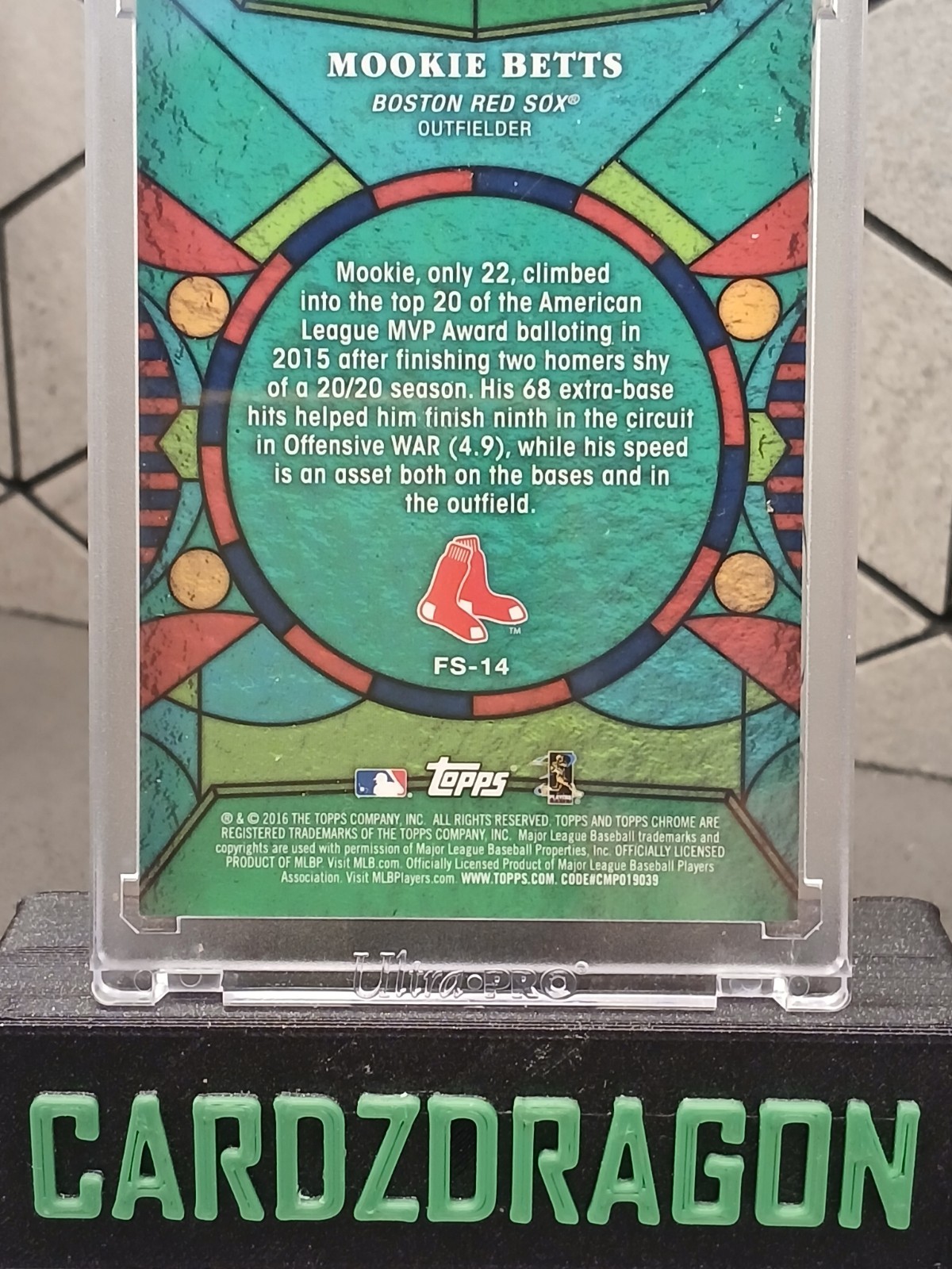 2016 Topps Chrome Mookie Betts Future Stars Orange SN# 25/25  !! 1/1  SSP! RARE! view 4