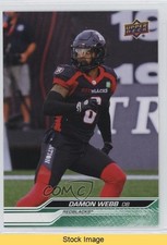 2024 Upper Deck CFL Green Damon Webb #25 READ 1lm9