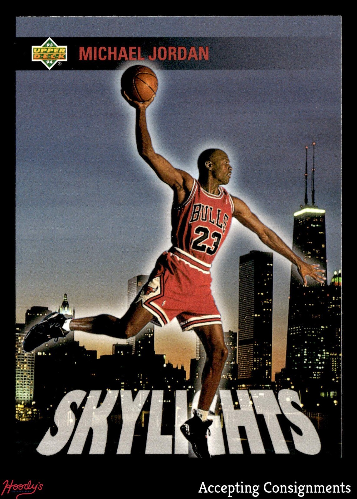 1993-94 Upper Deck #466 Michael Jordan Skylights HOF BULLS