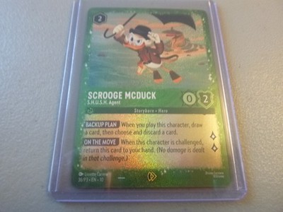 Disney Lorcana Scrooge McDuck-S.H.U.S.H. Agent Promo Foil 36/P3 -EN -10 NM+