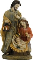 Krippenblock Heilige Familie Barock 30 Cm Handbemalt Polyresin Deko