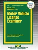 Motor Vehicle License Examiner (Career Examination), , New Book