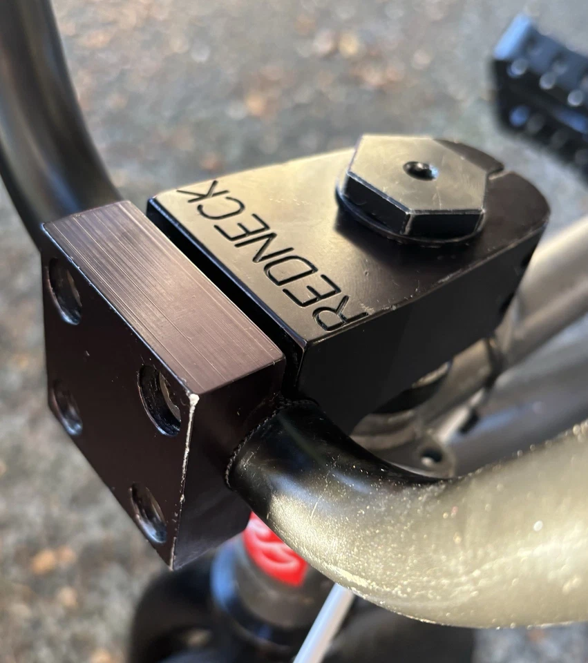 S&M Redneck BMX Stem Front Load 1 1/8 Black USA Mid School - Image 3 of 4