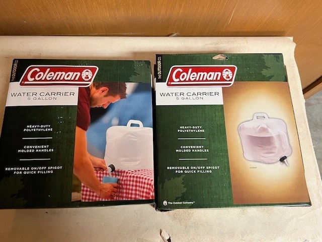 Porte-eau Extensible Coleman 5 Gallons (640 Fl Oz) - Neuf - Boîte Endommagée
