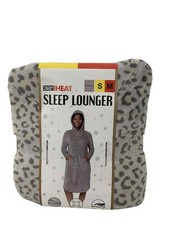 32 Degrees Heat Ladies Sleep Lounger Leopard Gray Small Medium 4 to 10