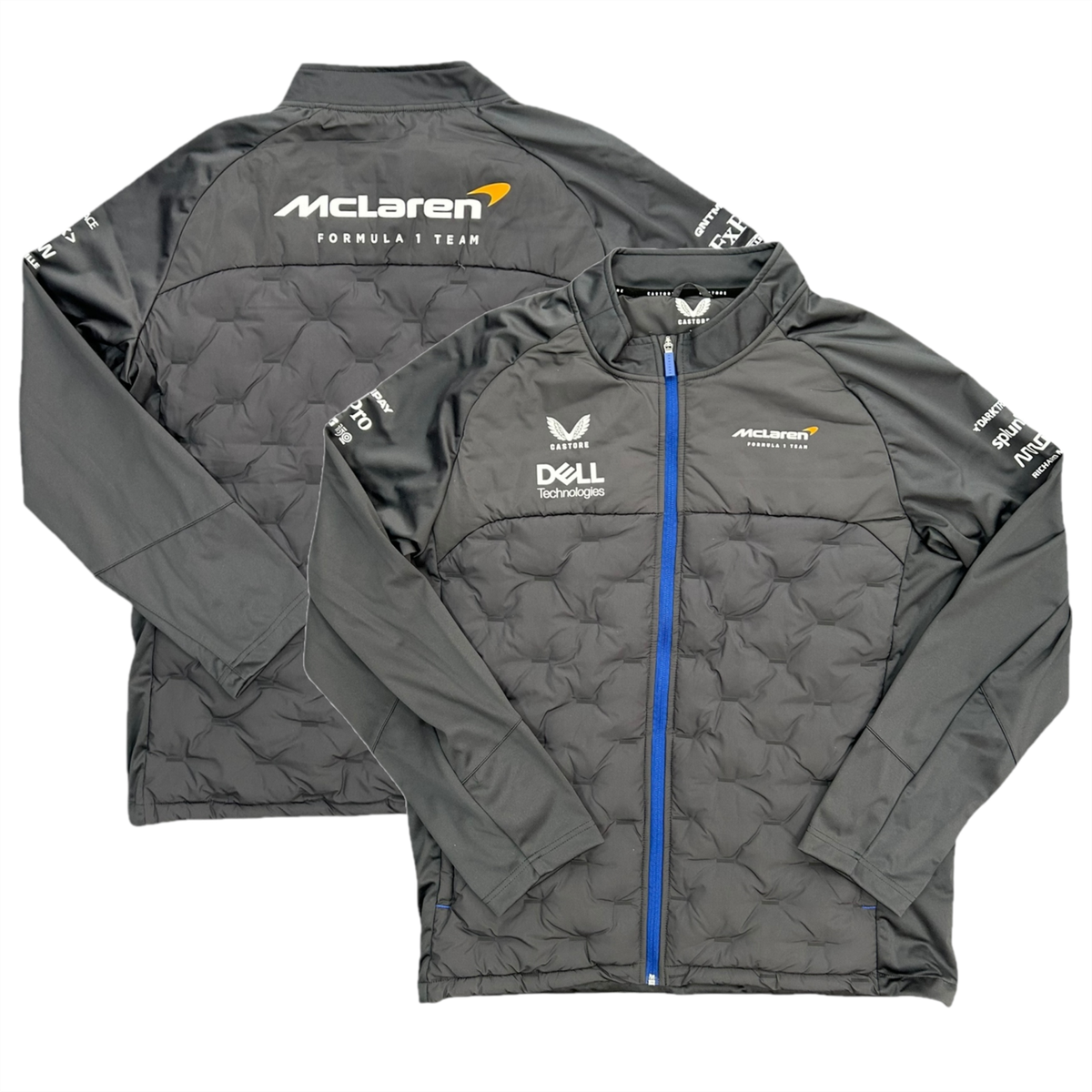 McLaren Men's F1 Jacket Castore Team Padded Hybrid Top New UK