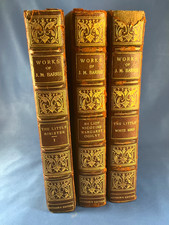 3 Volumes J.M. BARRIE STORIES 1901 & 1903 Charles Scribner's Sons #674