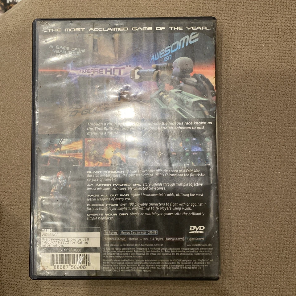 Time Splitters 2 - Sony PlayStation 2 - Imagem 2 de 2