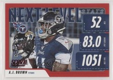 2020 Score Next Level Stats Red AJ Brown #NLS-AB 9o3